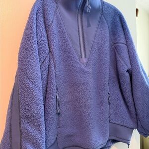 Like New Free People Ready Set Fleece Pullover